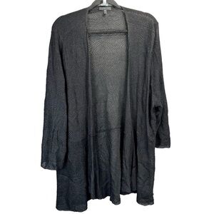 Eileen Fisher Woman Plus Knit Cardigan